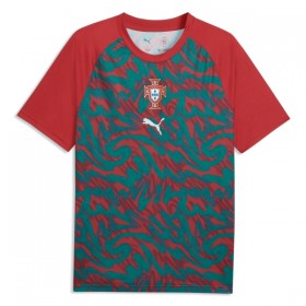 Fotbalové dres Portugalsko Pre-Match Mistrovství Světa 2026 Červená Krátký Rukáv