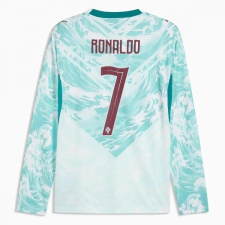 Fotbalové dres Portugalsko Ronaldo 7 Venkovní Mistrovství Světa 2026 Dlouhý Rukáv