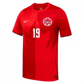 Fotbalové dres Kanada Davies 19 Domácí Mistrovství Světa 2026 Krátký Rukáv