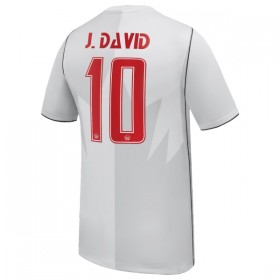 Fotbalové dres Kanada J. David 10 Alternativní Mistrovství Světa 2026 Krátký Rukáv