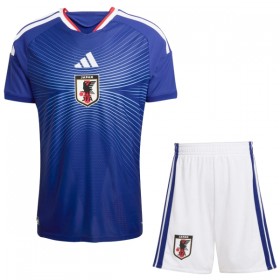 Fotbalový Komplet Japonsko Dětské Domácí Mistrovství Světa 2026 Krátký Rukáv (+ trenýrky)