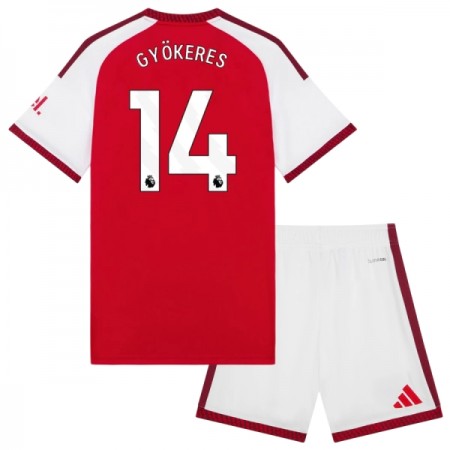 Fotbalový Komplet Arsenal Gyokeres 14 Dětské Domácí 2026-27 Krátký Rukáv (+ trenýrky)