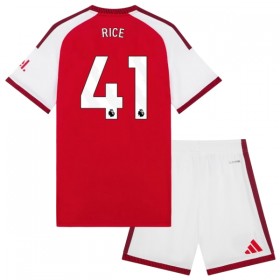 Fotbalový Komplet Arsenal Rice 41 Dětské Domácí 2026-27 Krátký Rukáv (+ trenýrky)