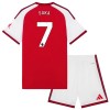 Fotbalový Komplet Arsenal Saka 7 Dětské Domácí 2026-27 Krátký Rukáv (+ trenýrky)