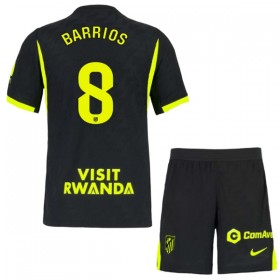 Fotbalový Komplet Atlético Madrid Barrios 8 Dětské Venkovní 2026-27 Krátký Rukáv (+ trenýrky)