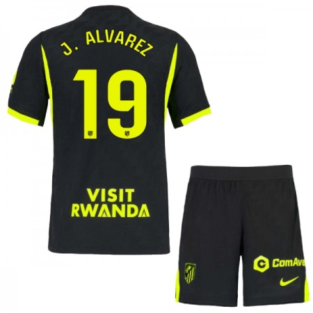 Fotbalový Komplet Atlético Madrid J. Alvarez 19 Dětské Venkovní 2026-27 Krátký Rukáv (+ trenýrky)
