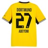 Fotbalové dres Borussia Dortmund Adeyemi 27 Domácí 2026-27 Krátký Rukáv