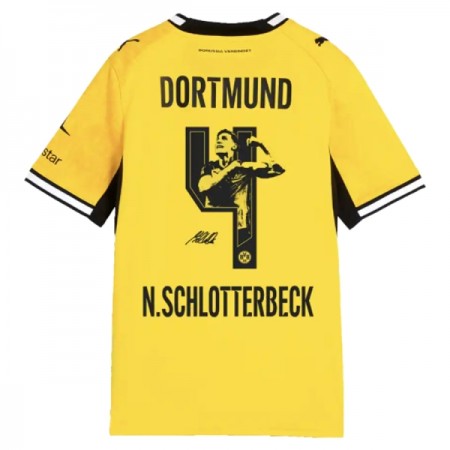 Fotbalové dres Borussia Dortmund N. Schlotterbeck 4 Domácí 2026-27 Krátký Rukáv