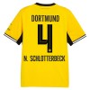 Fotbalové dres Borussia Dortmund N. Schlotterbeck 4 Domácí 2026-27 Krátký Rukáv