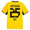 Fotbalové dres Borussia Dortmund Sule 25 Domácí 2026-27 Krátký Rukáv