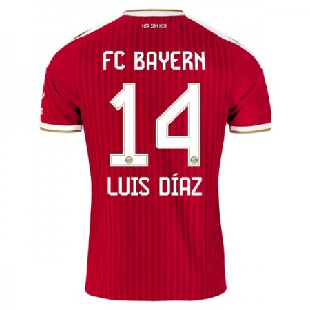 Fotbalové dres FC Bayern Mnichov Luis Diaz 14 Domácí 2026-27 Krátký Rukáv