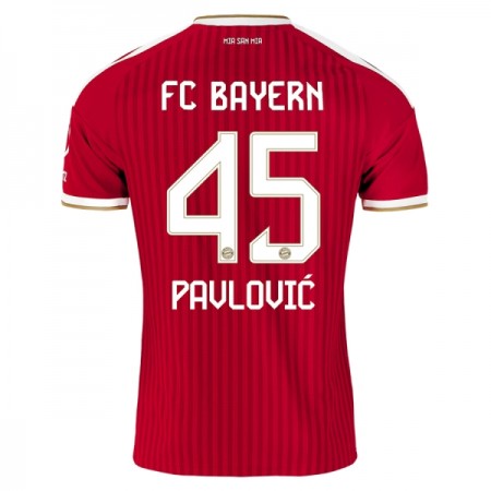 Fotbalové dres FC Bayern Mnichov Pavlovic 45 Domácí 2026-27 Krátký Rukáv