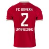 Fotbalové dres FC Bayern Mnichov Upamecano 2 Domácí 2026-27 Krátký Rukáv