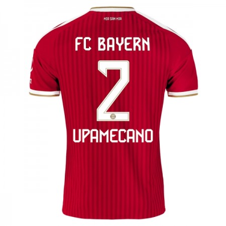 Fotbalové dres FC Bayern Mnichov Upamecano 2 Domácí 2026-27 Krátký Rukáv