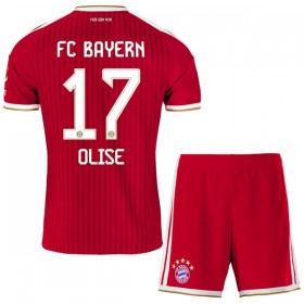 Fotbalový Komplet FC Bayern Mnichov Olise 17 Dětské Domácí 2026-27 Krátký Rukáv (+ trenýrky)