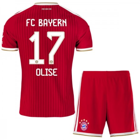Fotbalový Komplet FC Bayern Mnichov Olise 17 Dětské Domácí 2026-27 Krátký Rukáv (+ trenýrky)