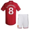 Fotbalový Komplet Manchester United B. Fernandes 8 Dětské Domácí 2026-27 Krátký Rukáv (+ trenýrky)