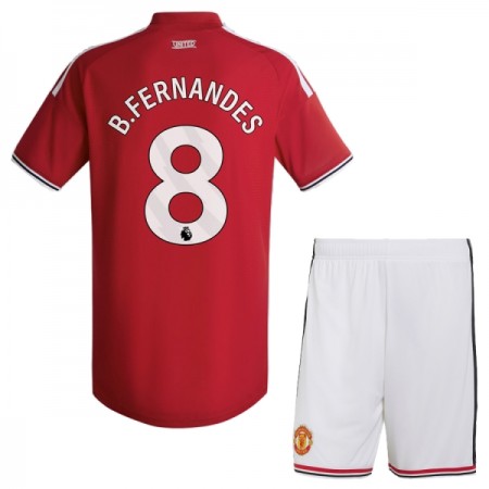 Fotbalový Komplet Manchester United B. Fernandes 8 Dětské Domácí 2026-27 Krátký Rukáv (+ trenýrky)