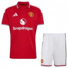 Fotbalový Komplet Manchester United Dětské Domácí 2026-27 Krátký Rukáv (+ trenýrky)
