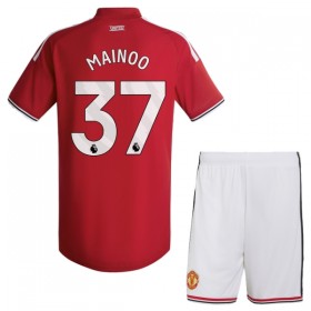 Fotbalový Komplet Manchester United Mainoo 37 Dětské Domácí 2026-27 Krátký Rukáv (+ trenýrky)