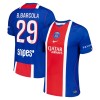Fotbalové dres Paris Saint-Germain Bradley Barcola 29 Domácí 2026-27 Krátký Rukáv