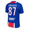 Fotbalové dres Paris Saint-Germain Joao Neves 87 Domácí 2026-27 Krátký Rukáv