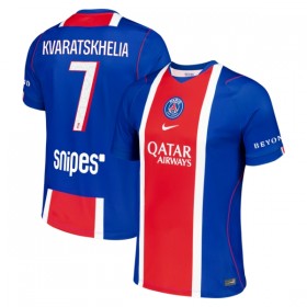 Fotbalové dres Paris Saint-Germain Kvaratskhelia 7 Domácí 2026-27 Krátký Rukáv