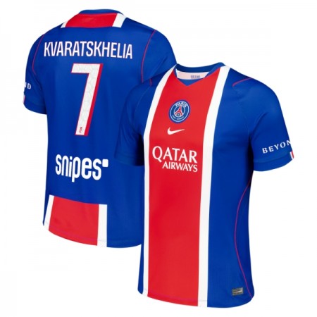Fotbalové dres Paris Saint-Germain Kvaratskhelia 7 Domácí 2026-27 Krátký Rukáv