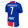 Fotbalové dres Paris Saint-Germain Kvaratskhelia 7 Domácí 2026-27 Krátký Rukáv