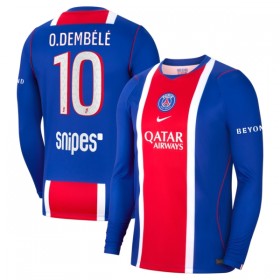 Fotbalové dres Paris Saint-Germain O. Dembele 10 Domácí 2026-27 Dlouhý Rukáv