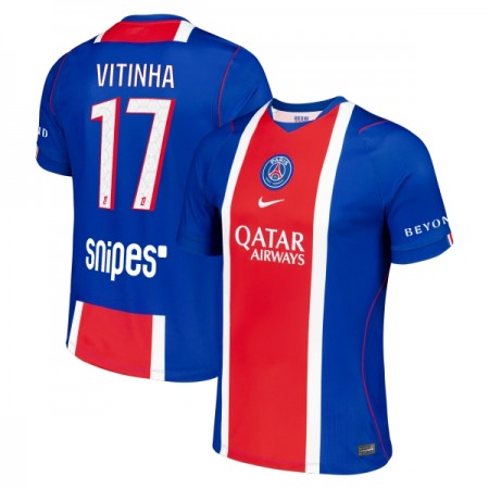 Fotbalové dres Paris Saint-Germain Vitinha 17 Domácí 2026-27 Krátký Rukáv