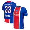 Fotbalové dres Paris Saint-Germain Zaire Emery 33 Domácí 2026-27 Krátký Rukáv