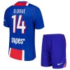 Fotbalový Komplet Paris Saint-Germain Desire Doue 14 Dětské Domácí 2026-27 Krátký Rukáv (+ trenýrky)