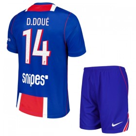 Fotbalový Komplet Paris Saint-Germain Desire Doue 14 Dětské Domácí 2026-27 Krátký Rukáv (+ trenýrky)