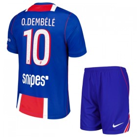 Fotbalový Komplet Paris Saint-Germain O. Dembele 10 Dětské Domácí 2026-27 Krátký Rukáv (+ trenýrky)