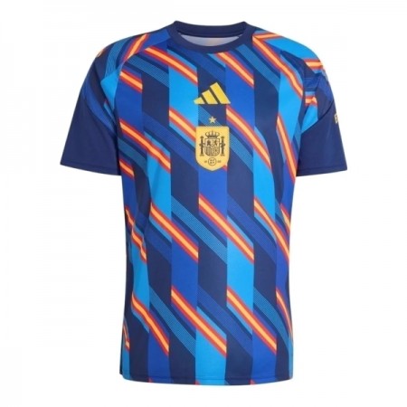 Fotbalové dres Španělsko Pre-Match Mistrovství Světa 2026 Krátký Rukáv