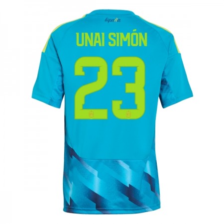 Fotbalové dres Španělsko Unai Simon 23 Brankářské Mistrovství Světa 2026 Krátký Rukáv