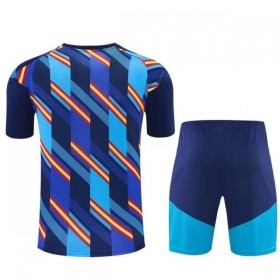 Fotbalový Komplet Španělsko Pre-Match Dětské Mistrovství Světa 2026 Krátký Rukáv (+ trenýrky)