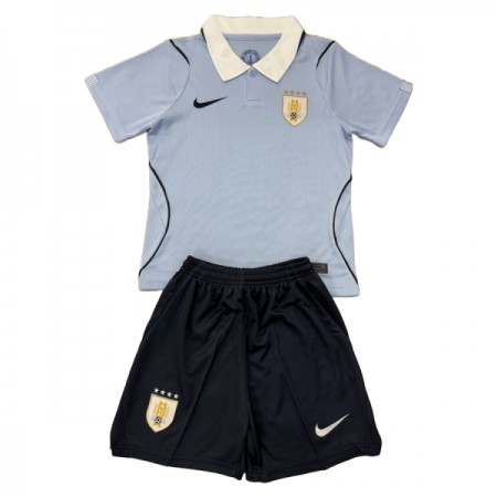 Fotbalový Komplet Uruguay Dětské Domácí Mistrovství Světa 2026 Krátký Rukáv (+ trenýrky)