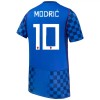 Fotbalové dres Chorvatsko Modrić 10 Venkovní Mistrovství Světa 2026 Krátký Rukáv