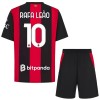 Fotbalový Komplet AC Milán Rafael Leao 10 Dětské Domácí 2026-27 Krátký Rukáv (+ trenýrky)