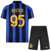 Fotbalový Komplet Inter Milán Bastoni 95 Dětské Domácí 2026-27 Krátký Rukáv (+ trenýrky)