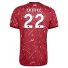 Fotbalové dres Liverpool Ekitike 22 Domácí 2026-27 Krátký Rukáv