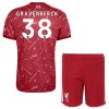 Fotbalový Komplet Liverpool Gravenberch 38 Dětské Domácí 2026-27 Krátký Rukáv (+ trenýrky)
