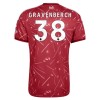 Fotbalový Komplet Liverpool Gravenberch 38 Dětské Domácí 2026-27 Krátký Rukáv (+ trenýrky)
