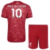 Fotbalový Komplet Liverpool Mac Allister 10 Dětské Domácí 2026-27 Krátký Rukáv (+ trenýrky)