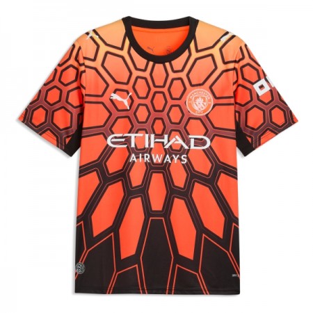 Fotbalové dres Manchester City Brankářské Alternativní 2026-27 Oranžový Krátký Rukáv