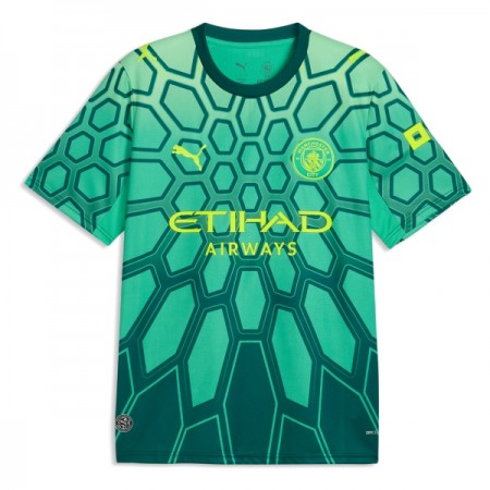 Fotbalové dres Manchester City Brankářské Domácí 2026-27 Zelená Krátký Rukáv