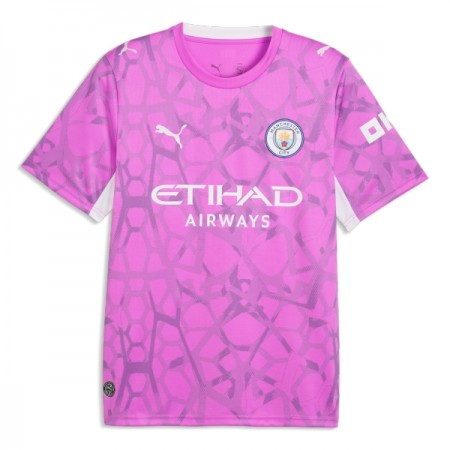 Fotbalové dres Manchester City Brankářské Venkovní 2026-27 Růžová Krátký Rukáv