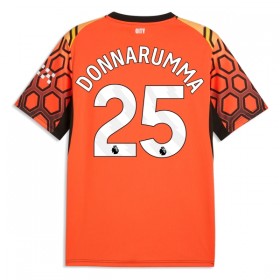 Fotbalové dres Manchester City Donnarumma 25 Brankářské Alternativní 2026-27 Oranžový Krátký Rukáv